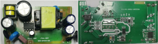 12v2a適配器方案PCB及DEMO實(shí)物圖