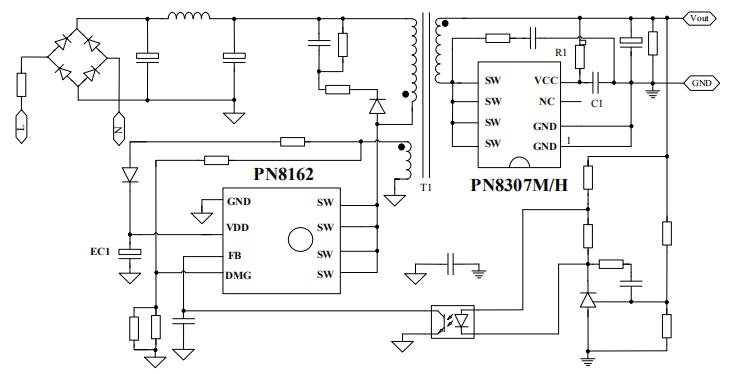 PN8162+PN8307H應(yīng)用在公牛20W 2A1C快充飛碟插座